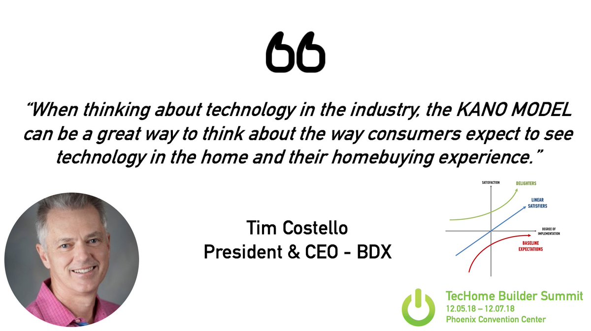 HomeCloudPro's tweet photo. What consumers expect is ever changing and things that were once cutting edge will soon be expected by all home buyers.
#THBS18 #HomeCloudPro #KanoModel #BDX #HomeBuilding https://t.co/QdkDvWfZuq