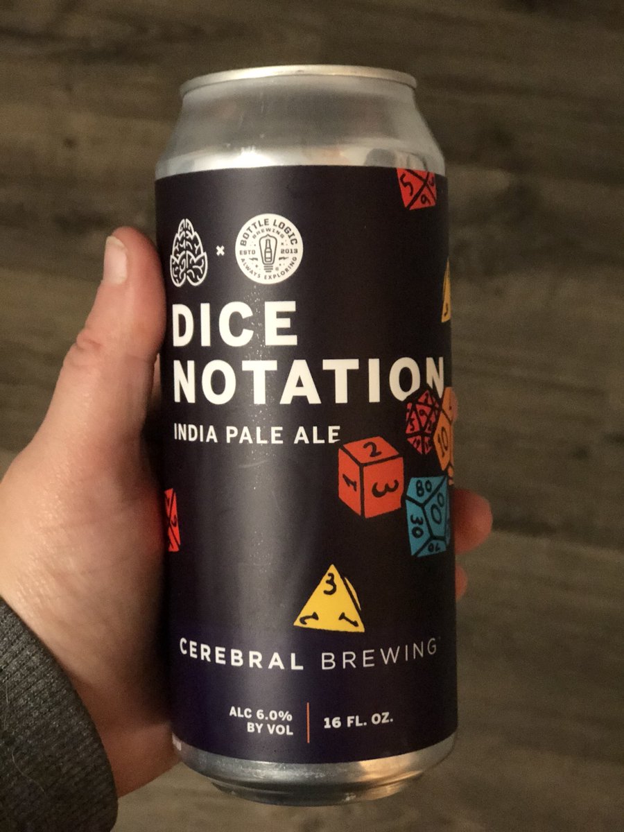 Finally getting into the Dice 🎲 from <a href="/CerebralBrewing/">Cerebral Brewing</a> and <a href="/BottleLogicBrew/">bottlelogicbrew</a> #stoutsareforfriday