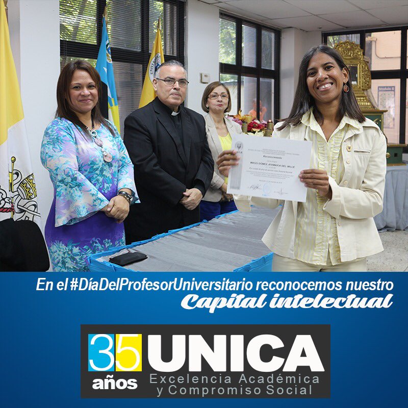 UNICAeduve's tweet photo. En ocasión de nuestro aniversario #UNICA35años y en el #DíaDelProfesorUniversitario, recordamos el ‘Gaudeamus igitur’, himno universitario. 

“Viva la Universidad, 
vivan los profesores. 
Vivan todos y cada uno 
de sus miembros, 
resplandezcan siempre.”

#ExcelenciaAcadémica https://t.co/j61oEIP9TX