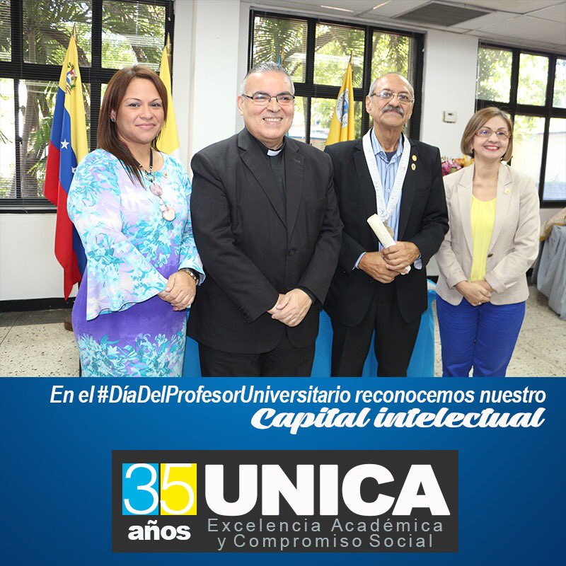 UNICAeduve's tweet photo. En ocasión de nuestro aniversario #UNICA35años y en el #DíaDelProfesorUniversitario, recordamos el ‘Gaudeamus igitur’, himno universitario. 

“Viva la Universidad, 
vivan los profesores. 
Vivan todos y cada uno 
de sus miembros, 
resplandezcan siempre.”

#ExcelenciaAcadémica https://t.co/j61oEIP9TX