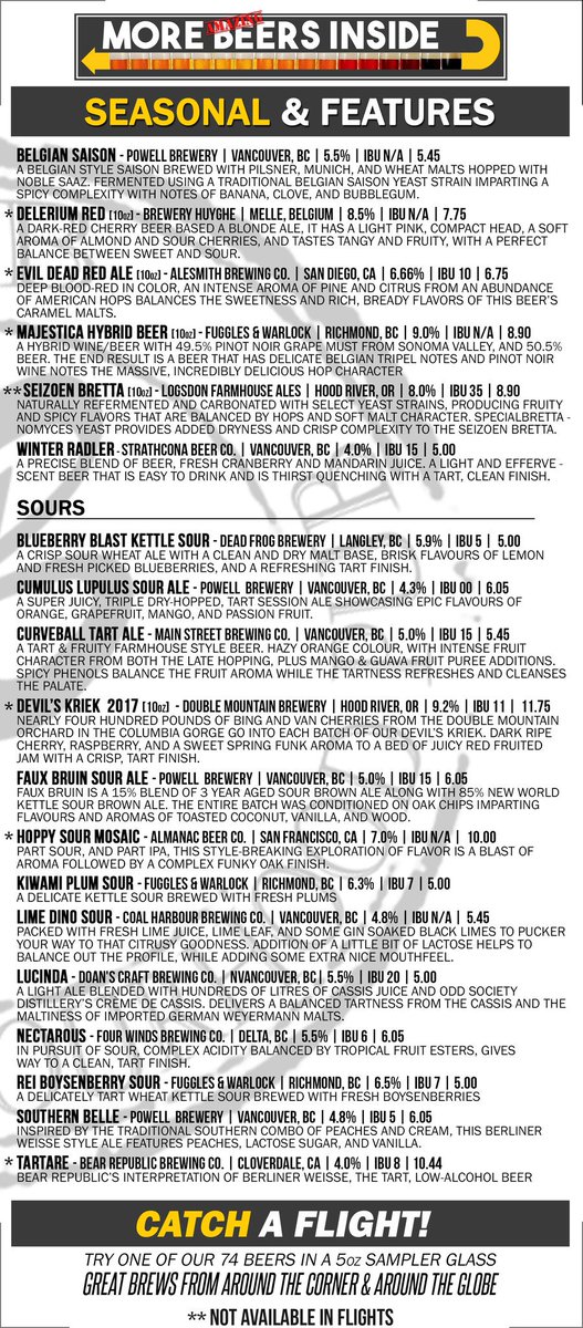 New beer menu out today <a href="/johnbpub/">John B Pub</a> <a href="/CAMRABC/">CAMRA BC</a> <a href="/CAMRAVancouver/">CAMRA Vancouver</a> <a href="/BeerthirstBC/">BEERTHIRSTBC</a> <a href="/nwbeerguide/">Northwest Beer Guide or beers.bsky.app</a> <a href="/BeerthirstJason/">Jason</a> <a href="/Beerthirst/">Beerthirst Canada</a> @gye_incognito @DeanReimer @AMacNewWest <a href="/CAMRAVictoria/">CAMRA Victoria</a> <a href="/vancraftbeer/">Craft Beer Vancouver</a> <a href="/BeersofBC/">BC Beers</a> <a href="/Russell_Beer/">Russell Brewing Co</a> <a href="/PowellBeer/">Powell Brewery</a> @fieldhousebeer <a href="/AslanBrewing/">Aslan Brewing Co.</a> <a href="/Backcountry604/">Backcountrybrewing</a> <a href="/MoodyAles/">Moody Ales & Co</a>