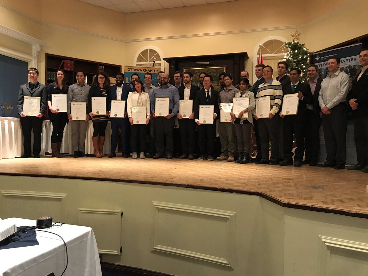 OttawaPEO's tweet photo. Congratulations to all certificate recipients this evening. #PEO #PEng #NewMembersNight https://t.co/ARNLJE9Uv1