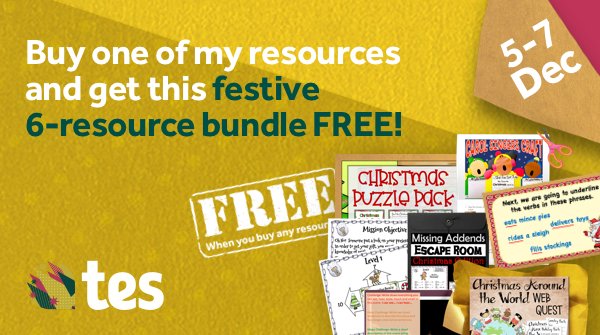_TeachComputing's tweet image. Free Christmas resource bundles on TES now tes.com/teaching-resou… #edtech #compsci #computing