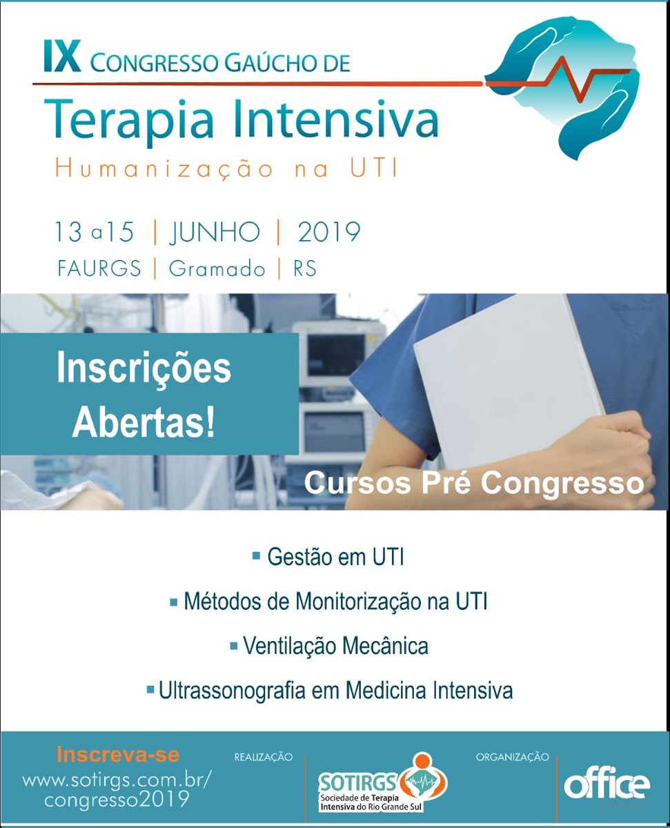 Sotirgs's tweet photo. Abertas as inscrições dos cursos pré-congresso 2019! https://t.co/qepa3cqpqy