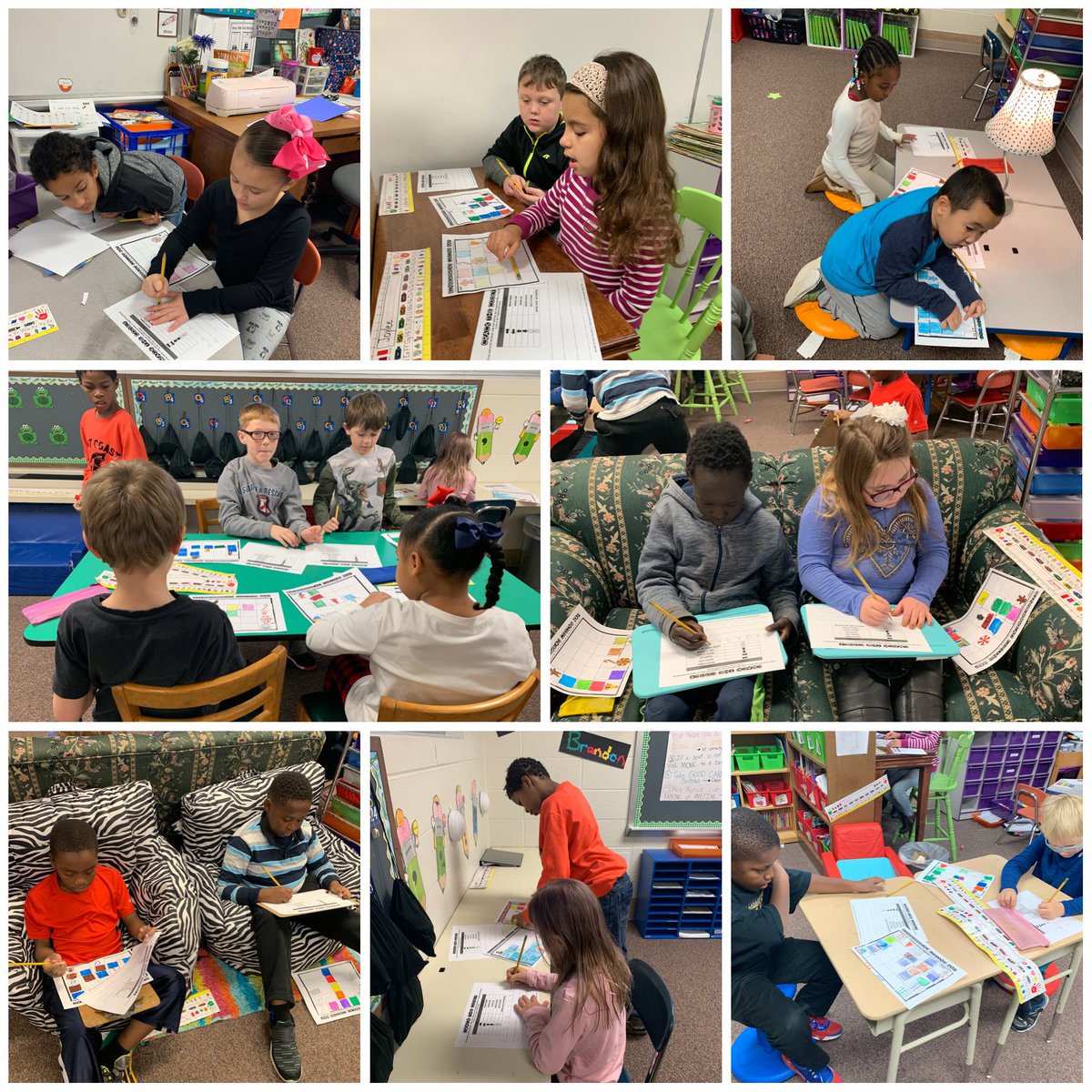 JulieMonico's tweet image. For buddy up this morning we worked on coding our buddy’s gingerbread map they created yesterday.  Ss had to get the gingerbread person to their house while eating treats and avoiding the enemy.  #hourofcode #codingunplugged #bctigers #TeamBPS #bpsne @SanfordHarmony