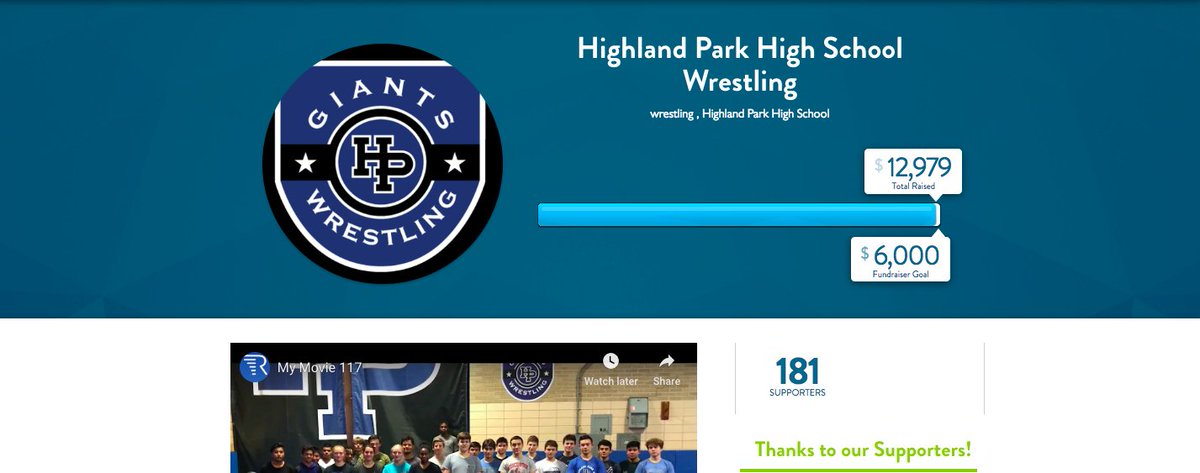 GiantGrapplers's tweet photo. Words can't express how grateful our program is for the incredible support for each and every one of our 181 supporters! You are valued members of the Giants Wrestling Family! Your generosity and support are deeply appreciated! Thank you for ensuring we continue to #BuildTheDeck https://t.co/BsYepGfHGV
