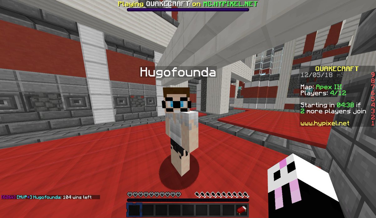 Someone is counting down for something special! 😲 I have a feeling it's not going to take very long! 😉 <a href="/HypixelNetwork/">Hypixel Server</a> #ILoveQuake