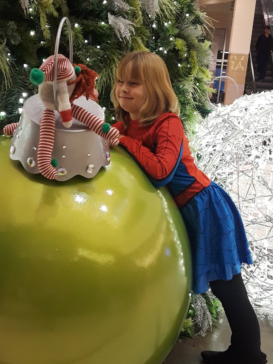 MadameSarge's tweet photo. Our #socialmedia class had the honor to meet #spidermabel and her mom.  #superhero https://t.co/GAF3J3GIYs