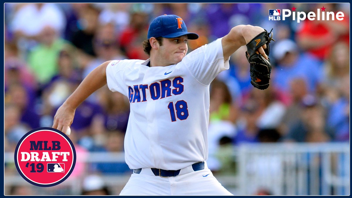MLBPipeline's tweet photo. Each of the past three years, a @GatorsBB pitcher has been selected in the first round, and 6-foot-3 junior righty Tyler Dyson can make it four in a row this June. Here's where he checks in on our Top 50 @MLBDraft Prospects list: https://t.co/klEwXZJzXj https://t.co/DyqgmisIIn