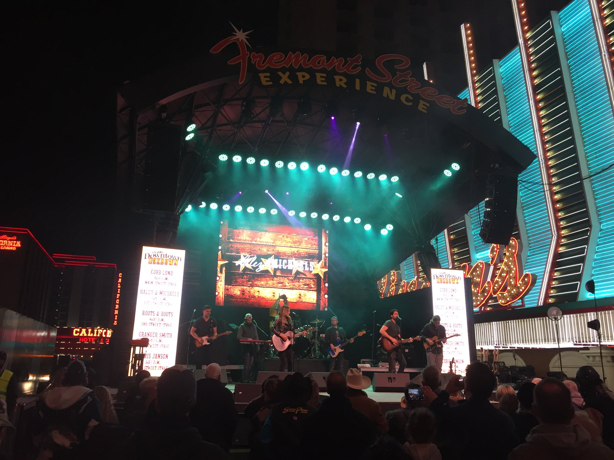 Fremont Street Exp on Twitter "Next up in our night of free country