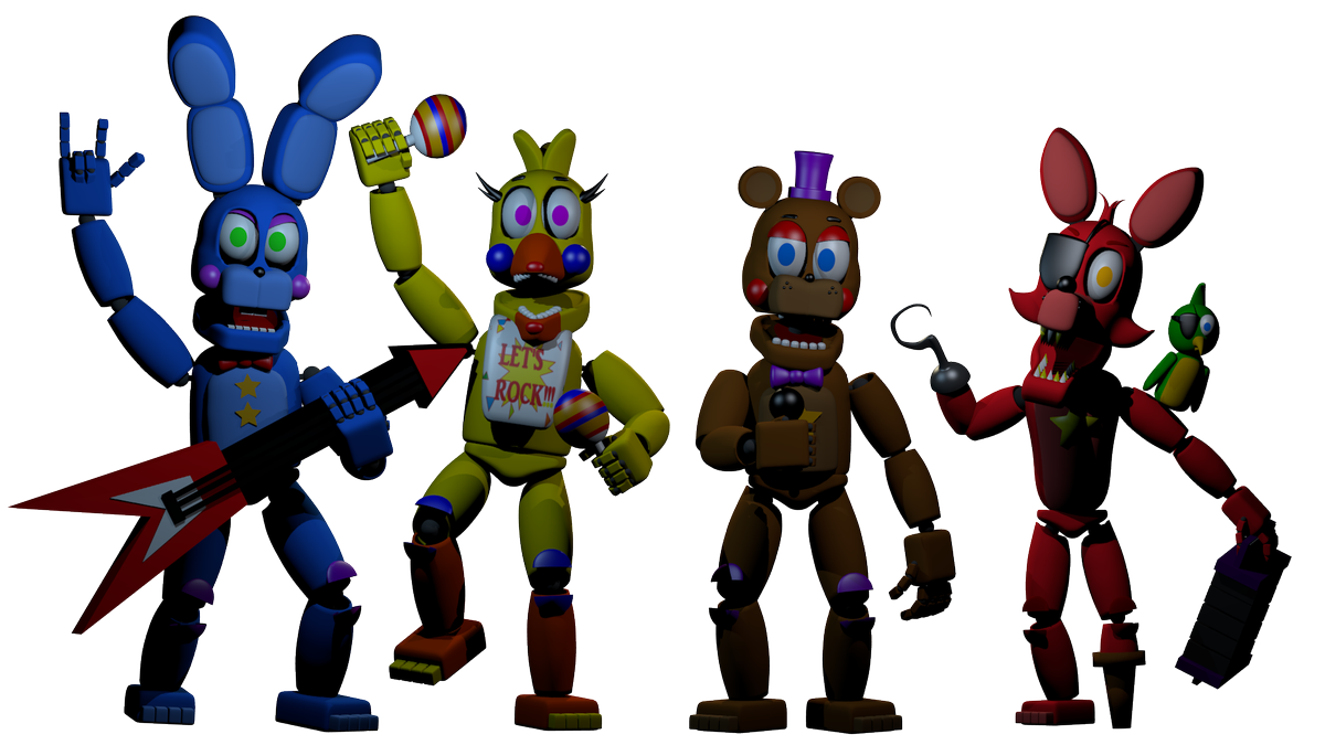 all fnaf security breach characters names