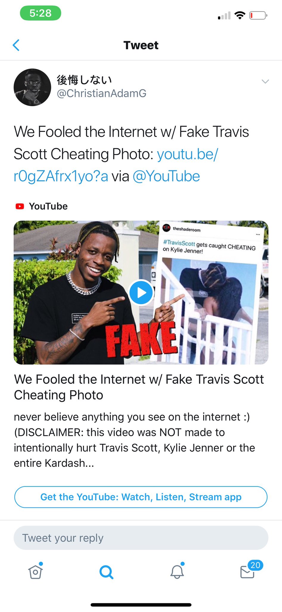 Kim Kardashian on X: "I hate that I am bringing attention to this but this  is absolutely disgusting that you would find this funny to mess with Travis  & Kylie who just