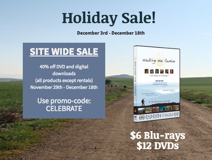 Are you looking for that special gift for that special someone this holiday season?
Look. No. Further. 
40% off Blurays, DVDs and Digital downloads! 
Use discount code: CELEBRATE
