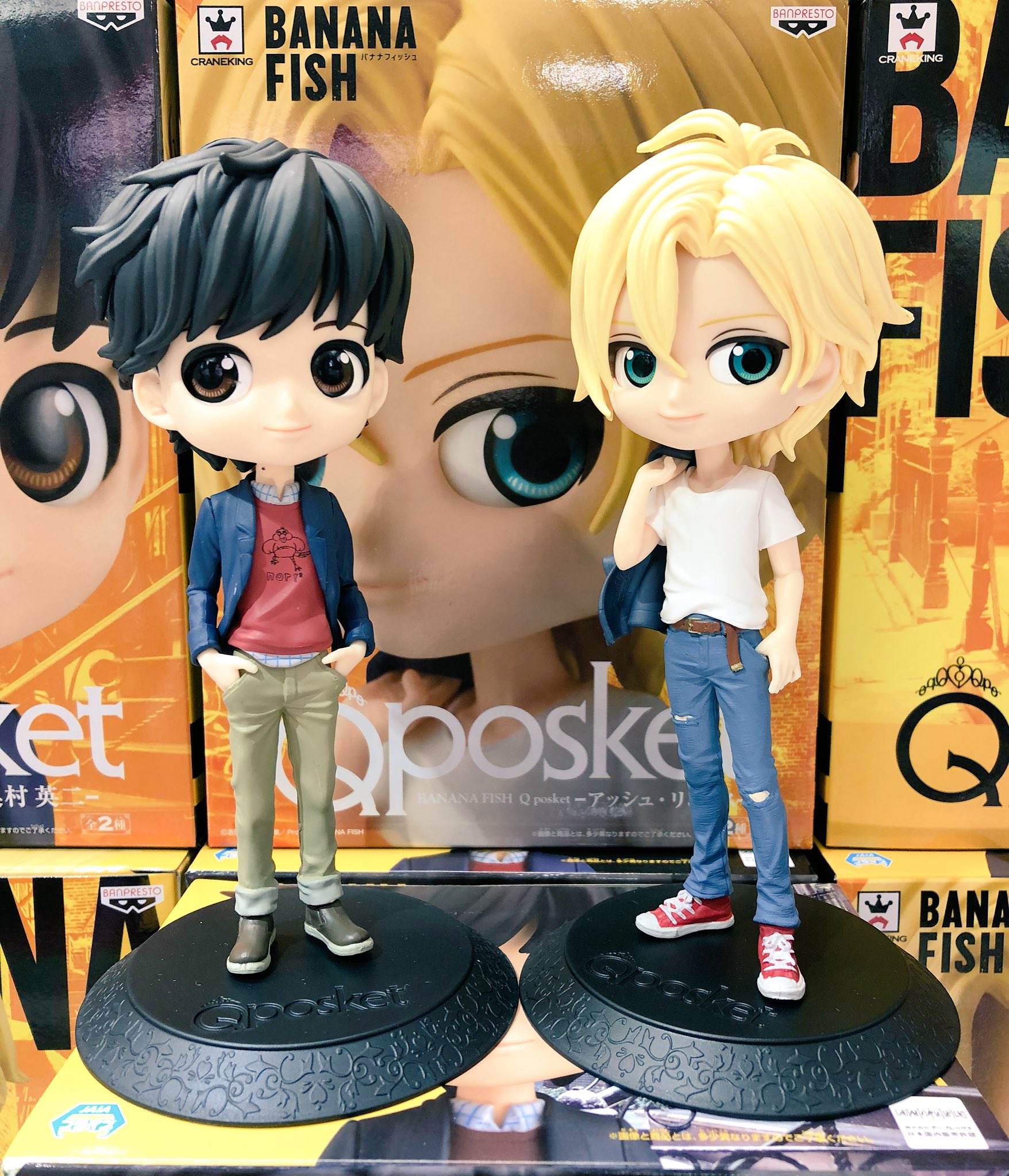 バナナフィッシュ アッシュ＆奥村 Qposket フィギュア 2体セット 31+LL4i0GkL._UF350,350_QL50_.jpg