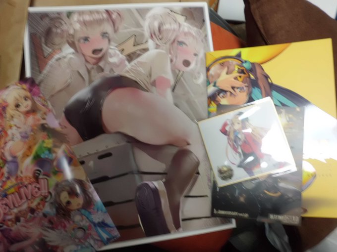 届いた。開けた瞬間自分の絵がいきなり入ってて少し恥ずかしかったが、これはうれしい。(灬◞‸◟灬) 