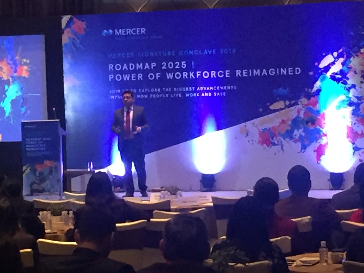 MercerSE2018's tweet photo. Mr Puneet Swani, Career Business Leader- International Region, Mercer talks about "Reimagining the Workforce in the age of Disruption" #Ageofdisruption #workforceofthefuture #digitaltransformation https://t.co/tqzOeFc1WL