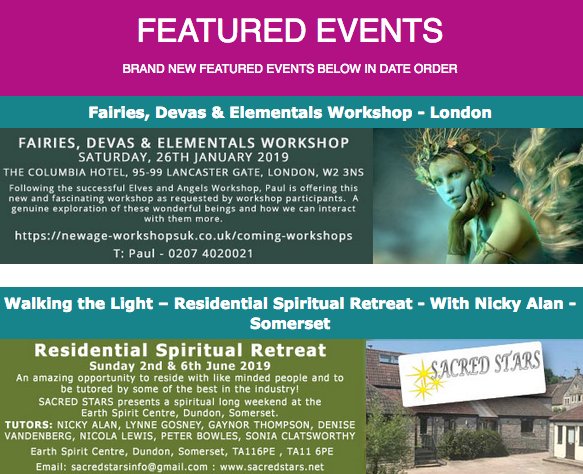 EnjoyHolistic's tweet photo. This weeks exciting new featured spiritual and holistic events on https://t.co/xxJUWUrsVE:
https://t.co/Yq8NC5zGJp
#london #surrey #norfolk #devon #dorset #essex #spiritual #holistic https://t.co/qqA4D5KHCD