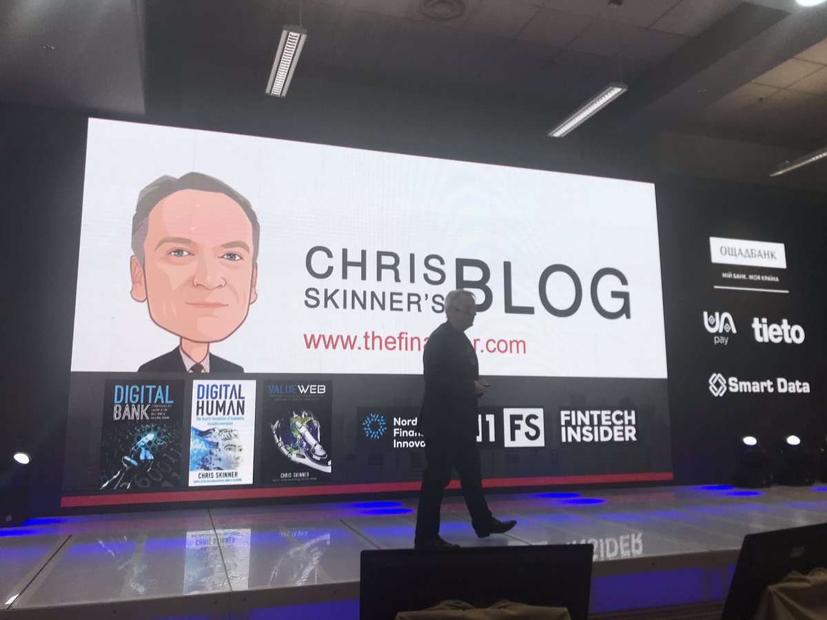 Jvowens's tweet photo. Friend and colleague @Chris_Skinner giving the keynote at #uafintech - today we are seeing massive changes in the digital revolution that are changing the financial landscape and our lives https://t.co/Bj0IYTQxSe