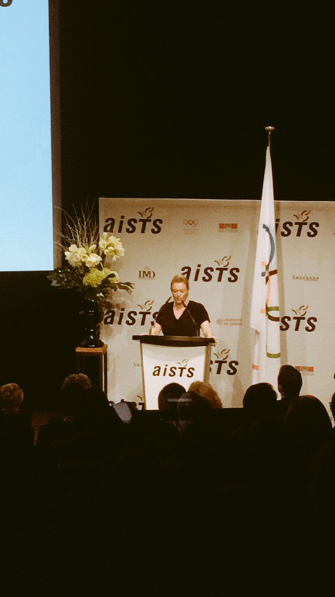 Niksymmons's tweet photo. Another great graduation ceremony!! Well done to everyone involved! Special thank you to @Olympics President Mr Thomas Bach for a great speech &amp; personal congrats to each participant! It was also a pleasure to welcome you all into the alumni community from the stage! #MAS2018 https://t.co/eIGYneEmB4
