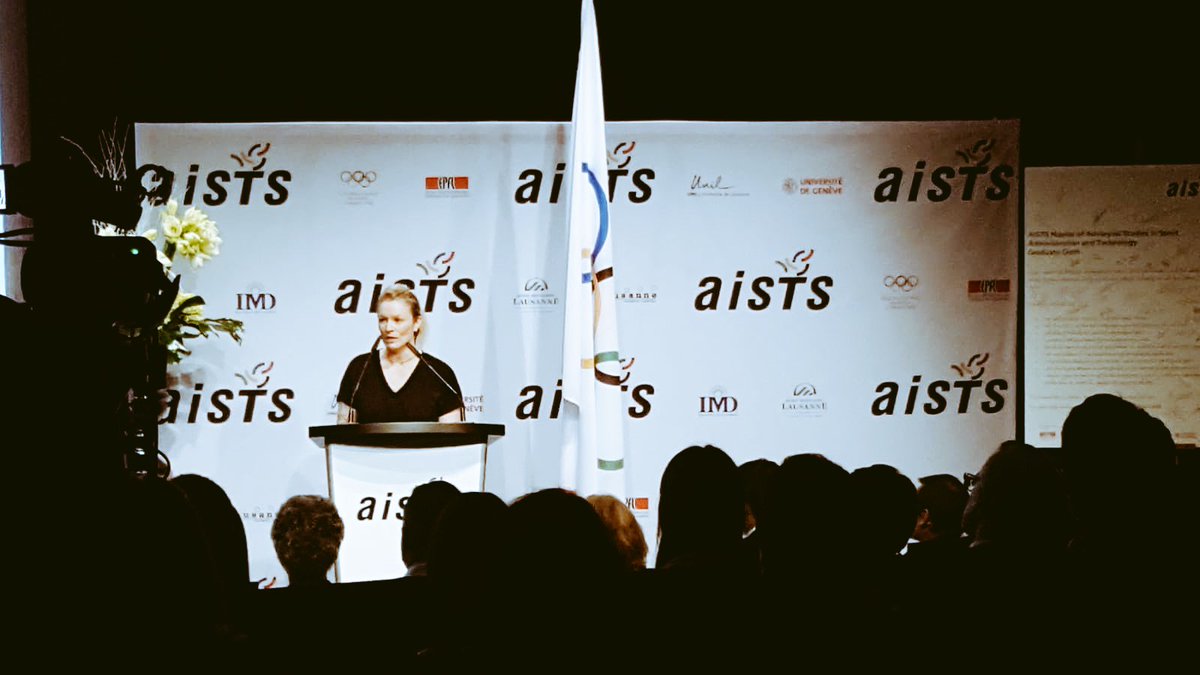 Niksymmons's tweet photo. Another great graduation ceremony!! Well done to everyone involved! Special thank you to @Olympics President Mr Thomas Bach for a great speech &amp; personal congrats to each participant! It was also a pleasure to welcome you all into the alumni community from the stage! #MAS2018 https://t.co/eIGYneEmB4