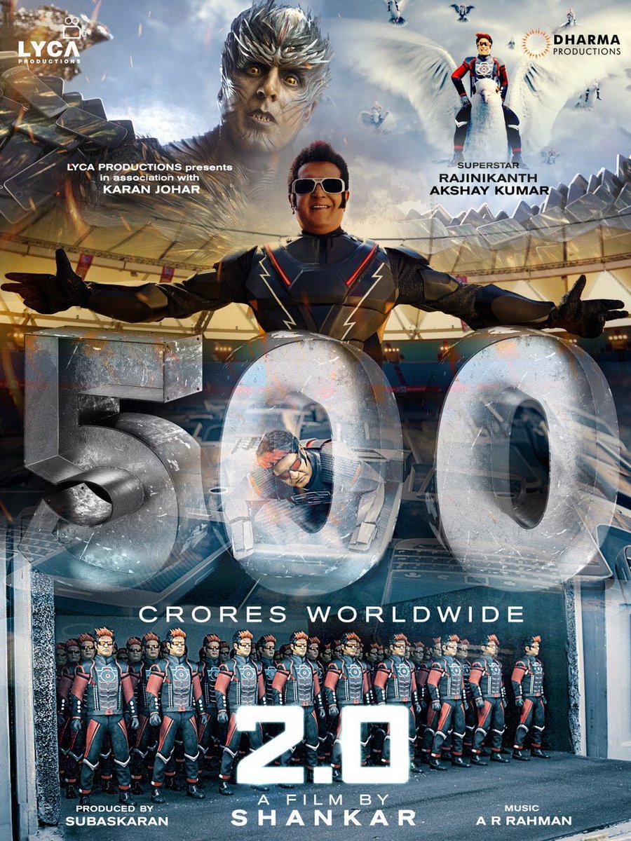 srinivas_mohan's tweet photo. #2Point0 - Astounding victory indeed! @shankarshanmugh #2point0Vfx https://t.co/Td1czSPv7y