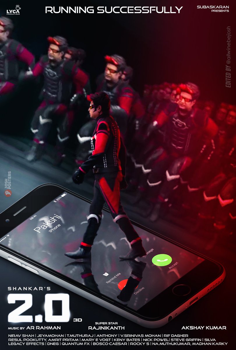 allwinebejosh's tweet photo. Come fall in love with 3.0-the microbot! @2Point0movie
#2Point0FanPromotions #2Point0 @resulp @RajiniFollowers @TrendzRajini @Rajini_RFC @Rajnikanth_FC @iamAkshaysOm @shankarshanmugh @rajinikanth @akshaykumar @LycaProductions @iamAmyJackson @khiladitarang @aditi1231 @divomovies https://t.co/TX7XUFQORc
