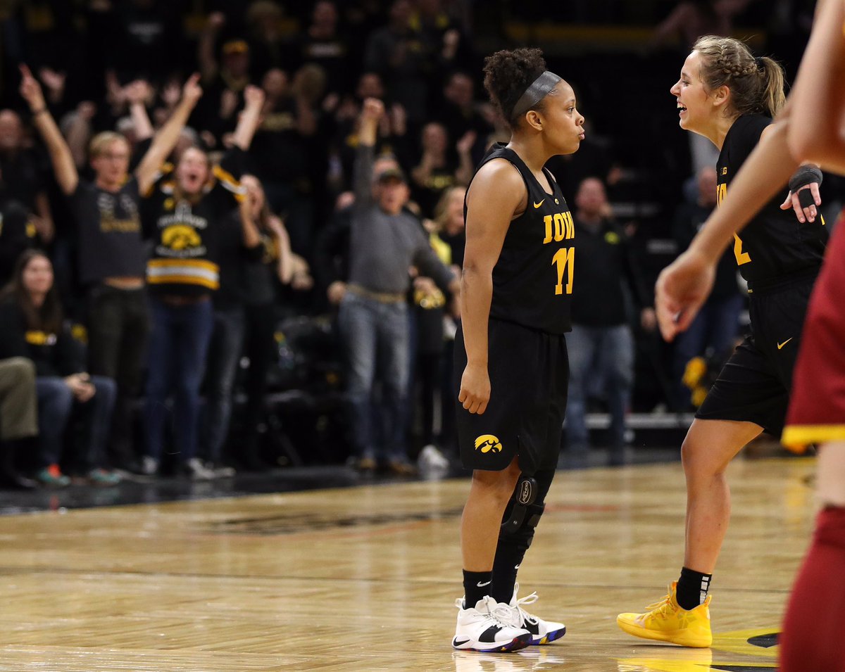 IowaWBB's tweet photo. B1G time players make B1G time plays. 

CC: @_1LilT | #Hawkeyes #FightForIowa #IowaCornCyHawkSeries https://t.co/9UcnYR4hwA