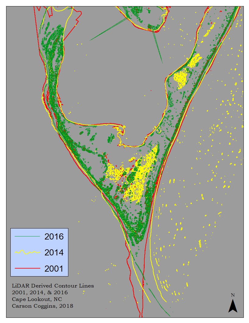 spatial_sauce's tweet photo. Did you know: Cape Lookout NC, barrier island and home to one of the famed NC lighthouses, shifted nearly 1/4 mile between 2001 and 2016 alone?
#SpatialSauce #NC https://t.co/GTn2Ah5u2P