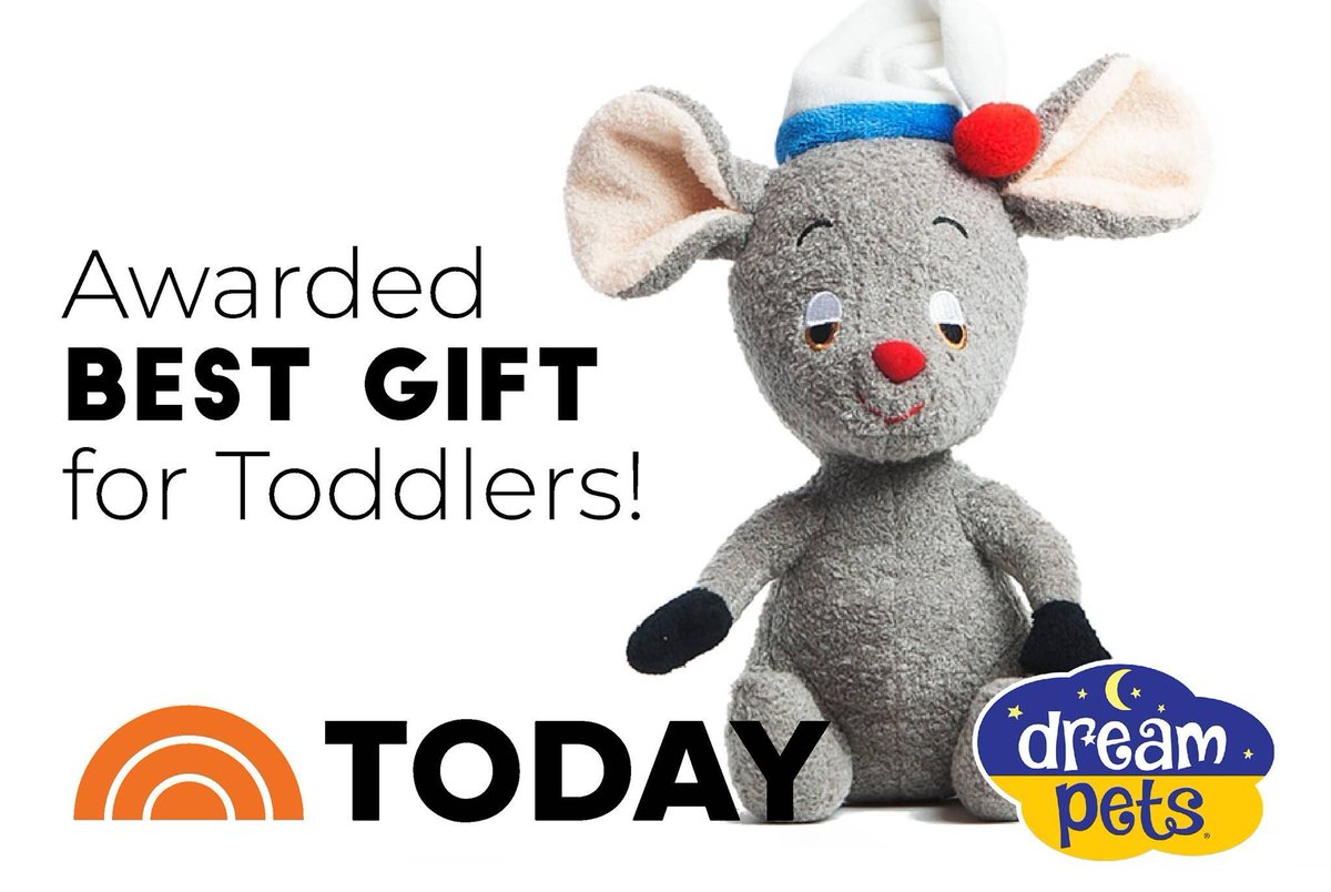 Did you hear the news? Murphy the Mouse was picked for the 'Best Gifts For Toddlers' by @TheTodayShow! buff.ly/2qOlHHh #dearsanta #giftsfortoddlers