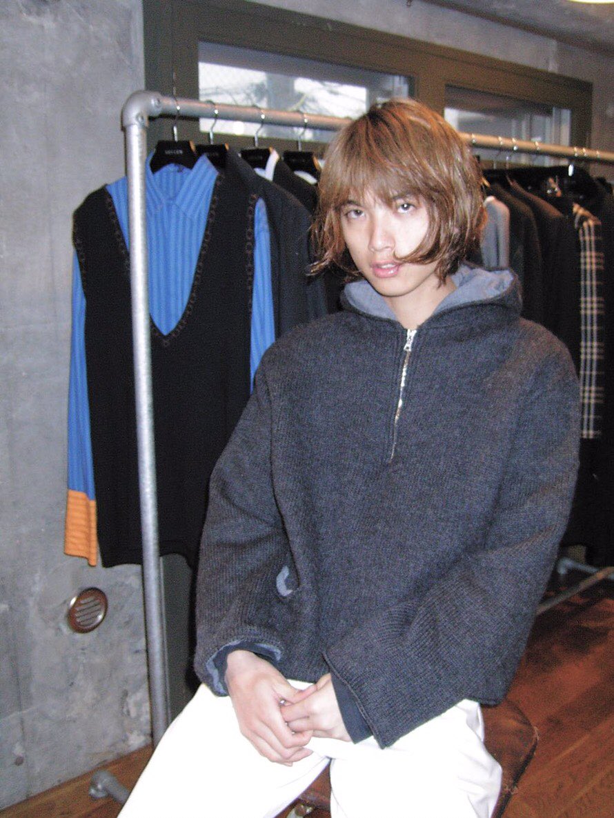 sullentokyo's tweet photo. ONLINE UPDATED 
outer: #commedesgarconshomme WESTERN JACKET
outer2: #jeanpaulgaultier  LEATHER COAT
inner: #miumiu HALF ZIP FOODIE
pants: #pihakapi 
https://t.co/MfAA9FK1na https://t.co/g1VsbfQU23