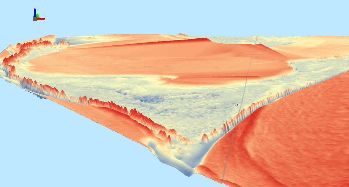 spatial_sauce's tweet photo. Here are some sexy 3D images to visualize that change, generated through processing/analyzing 15 yrs worth of LiDAR data for Cape Lookout. Red areas represent positive elevation change across the time period and obviously the blue shows area of elevation loss. #SpatialSauce https://t.co/dmvoAuaVFe