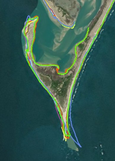 spatial_sauce's tweet photo. Did you know: Cape Lookout NC, barrier island and home to one of the famed NC lighthouses, shifted nearly 1/4 mile between 2001 and 2016 alone?
#SpatialSauce #NC https://t.co/GTn2Ah5u2P