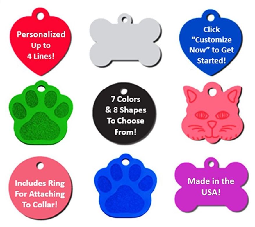 NorthernVAMommy's tweet photo. Pet ID Customized Tags for Dogs and Cats $2.69 Shipped (Retail $14.95) https://t.co/svN99TxWdt https://t.co/Pem5srFiXY