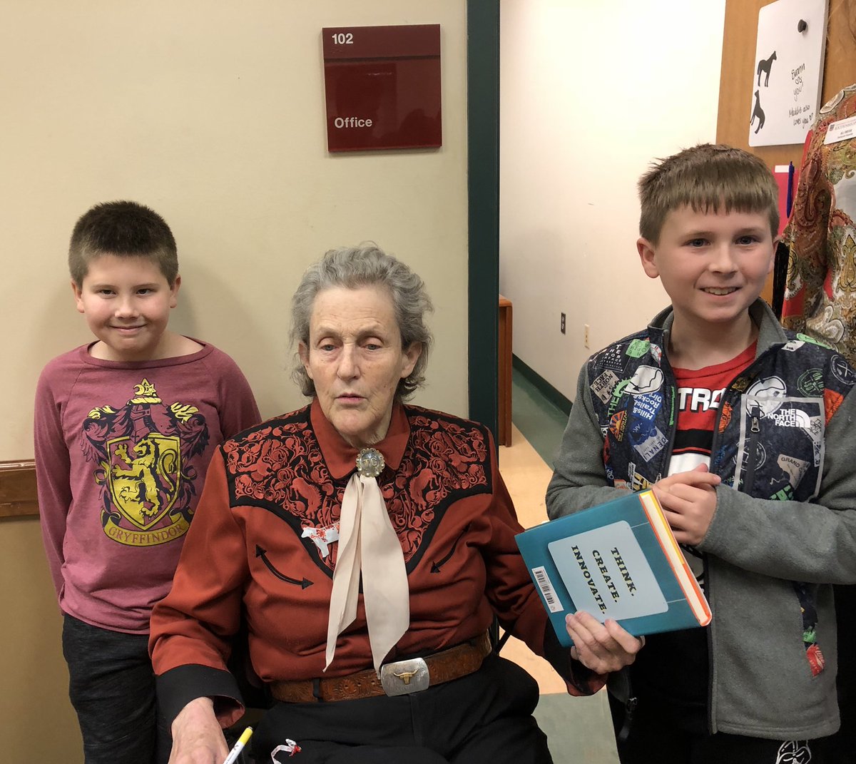 Mandi_C_Mathis's tweet photo. @DrTempleGrandin @Littlestnventor #reallifeheroes #ActuallyAutistic #inventor #scientists #callingallminds @fhautism https://t.co/vF9tl7Hc5P