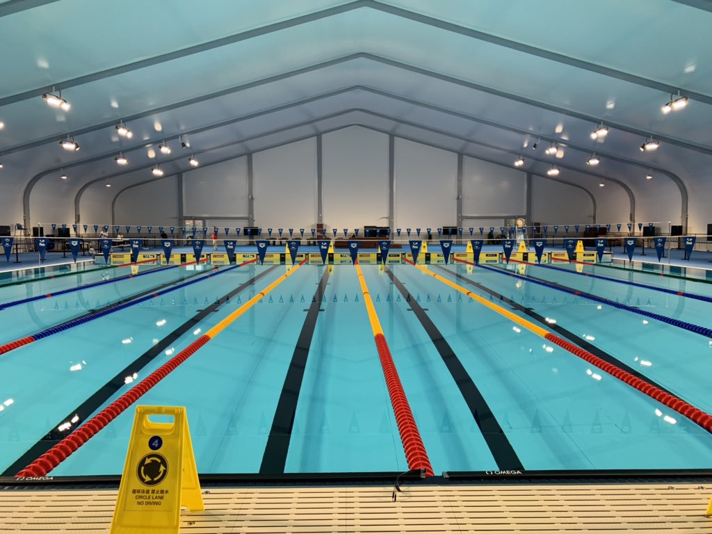 BenHigson1's tweet photo. First session complete for @swimireland 🇮🇪 here in Hangzhou 🇨🇳, facilities are looking great!! 👌#WSC18 https://t.co/4EdOWVJfnu