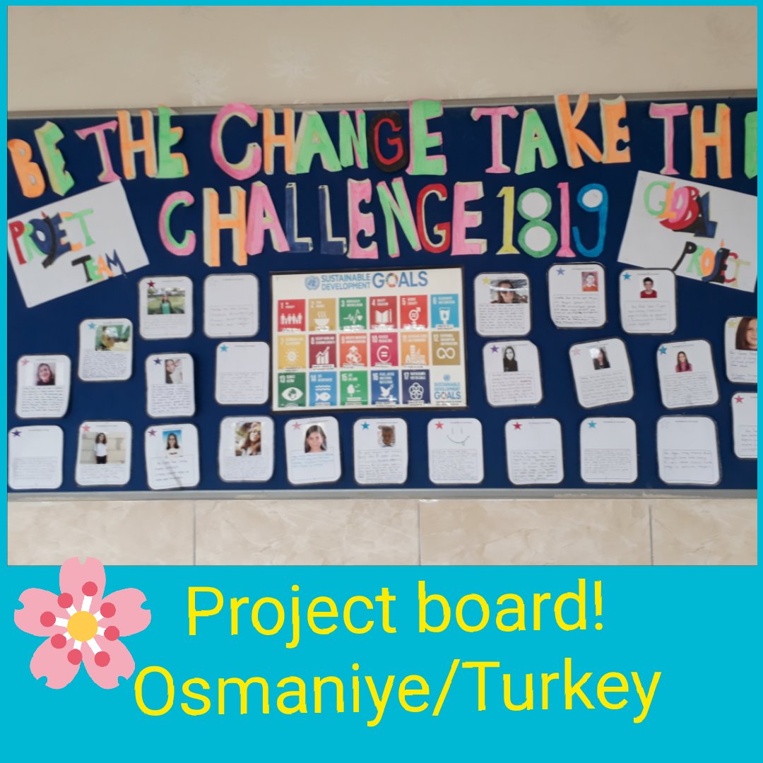 gulsen_korucu's tweet image. My project board ! We love sharing our project with schoolmates!

#bethechangetakethechallenge1819