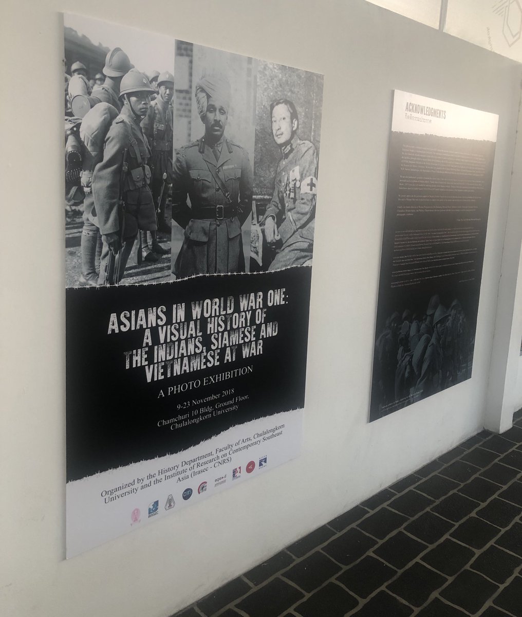 LFIBinfo's tweet photo. Le #LFIB remercie l’#IRASEC pour la mise à disposition de l’exposition Asian in War à l’occasion du centenaire de la fin de la grande guerre. A cette occasion des élèves de 3ème ont imaginé et écrit des lettres de soldats siamois à leur famille. https://t.co/iM7Vt5WLrk