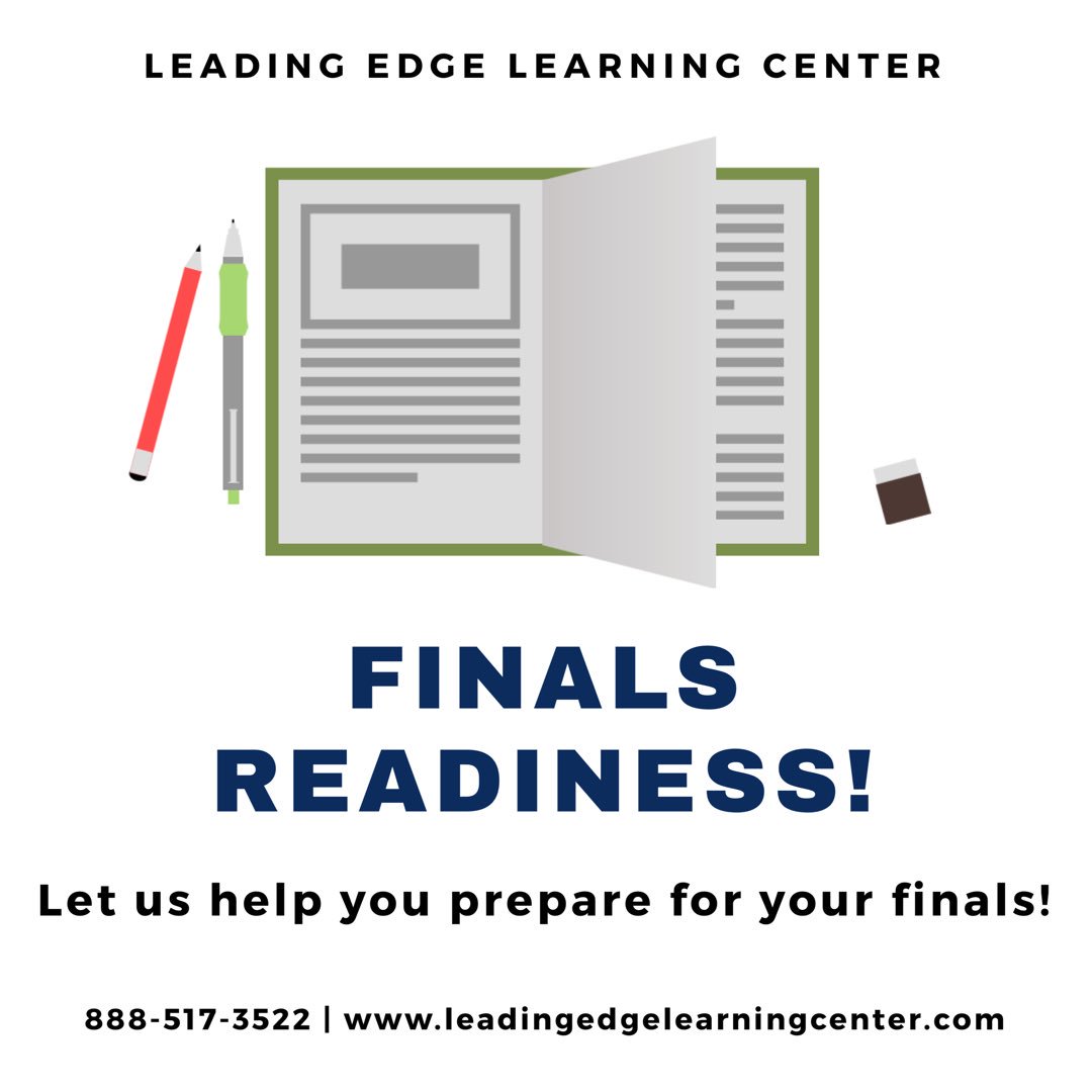 LeadingEdgeLC's tweet photo. As you know finals are approaching fast! Our instructors and academic coaches can help all middle school, high school and college students prepare for final exams!

#InlandEmpire #RivCo #Fontana #Riverside #MorenoValley #Perris #Murrieta #Temecula #Menifee #SanDiego #Victorville https://t.co/lex3iNEudB