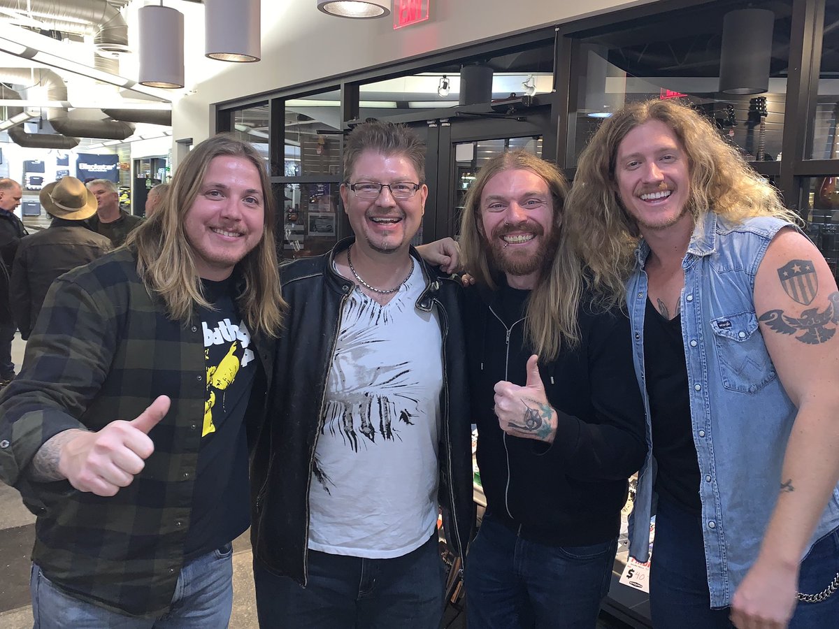 Had a killer time attending <a href="/gwpremium/">Guitarworks</a> clinic with <a href="/JJNicholsMusic/">Jared James Nichols</a> <a href="/GreggCash/">Gregg Cash</a> <a href="/DennisHolmDrums/">Dennis Holm</a> <a href="/Blackstaramps/">Blackstar Amps</a>  <a href="/Epiphone/">Epiphone</a> #MusicIsLife