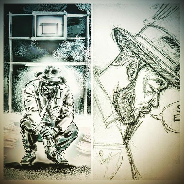 #happybirthday to the bro @sothekid #sothekid hope you have/had a blessed day. 
I created these #illustration's of him around the time of #soitends.

#chh #emorapper #elderroadtothe🌍 #sohegrows...that should be the title of his next project ift.tt/2G2X4kB