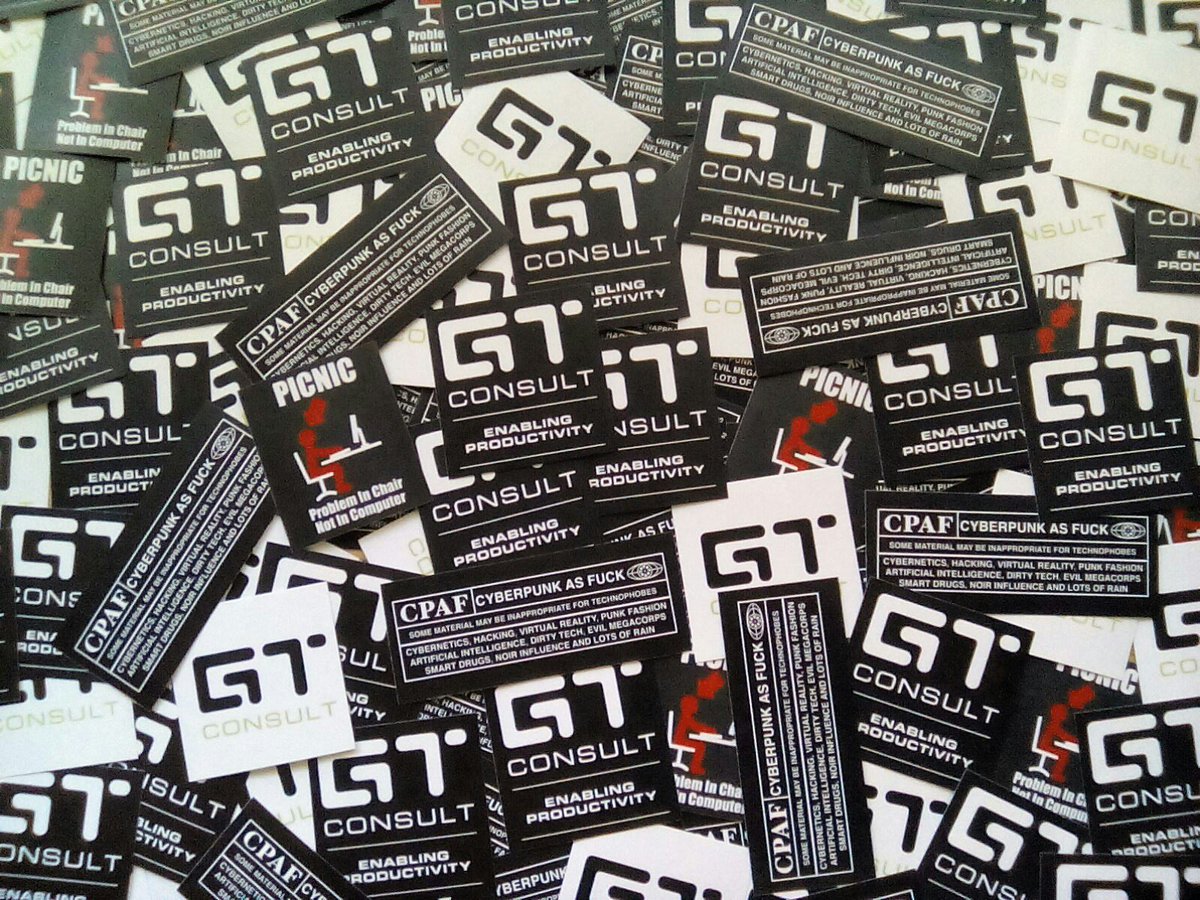 dc2744's tweet image. New stickers courtesy of @GT_Consult 
Thank you @bradgcoza 
#cpaf #picnic #hacktheplanet
#gardenroute #dcg
#defcongardenroute