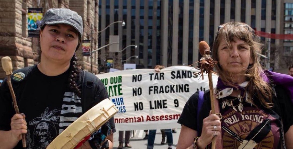 rabbleca's tweet photo. The ongoing fight to shut down the Enbridge Line 9 pipeline. #StopLine9 https://t.co/K3B3miBd2V https://t.co/QzKaaLW1c8