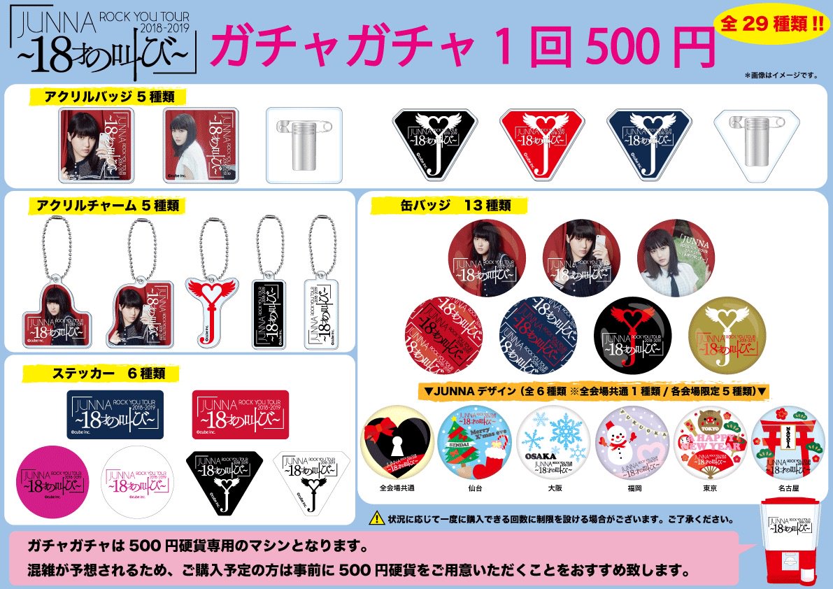 information〉3rdライブツアー JUNNA ROCK YOU TOUR 2018-2019 〜18才