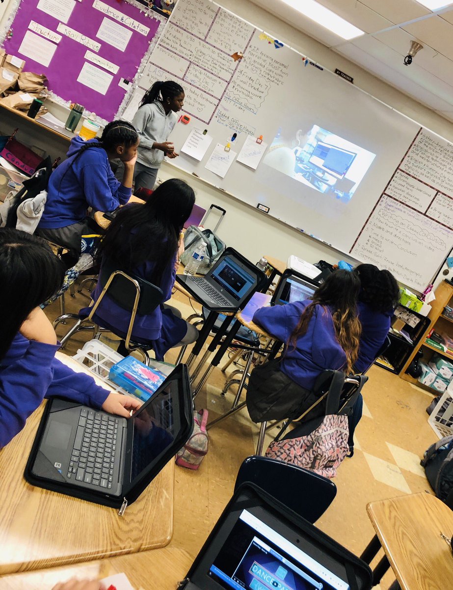 GALA girls leading the #hour_of_code event at our school with an introduction to the world of #computerscience. They are joining the million+ students across the globe celebrating #computerscienceweek.  @ITI_LAUSD @LAUSD_LDWest @CSEdWeek #PS3LAUSD #CSForAll @GALAcademy