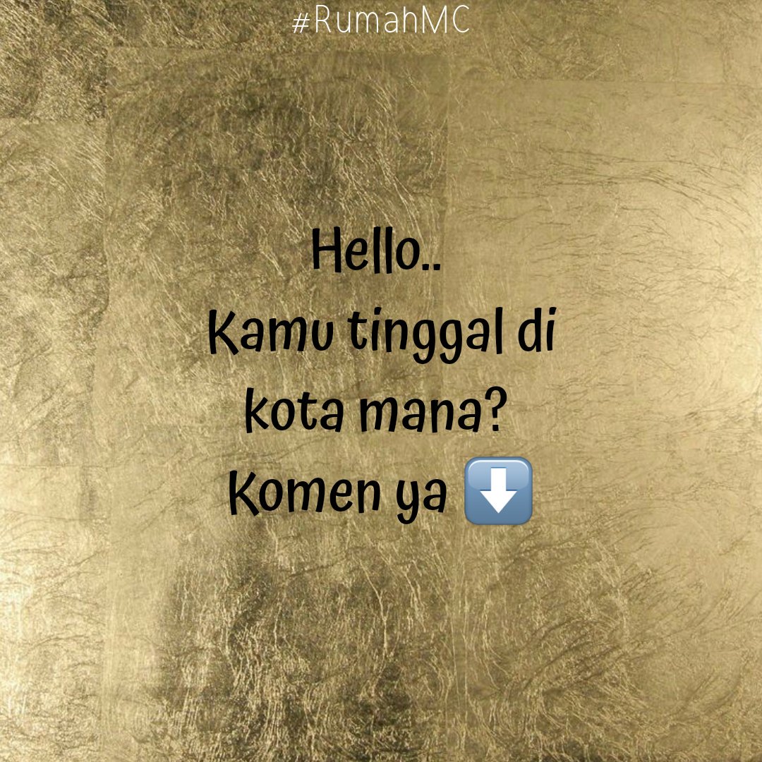 Hello MC Friends..

Ayo mau cek ombak, kebanyakan kalian pada tinggal dimana? 

Kita mau buat jadwal #MonthlyHello nih...