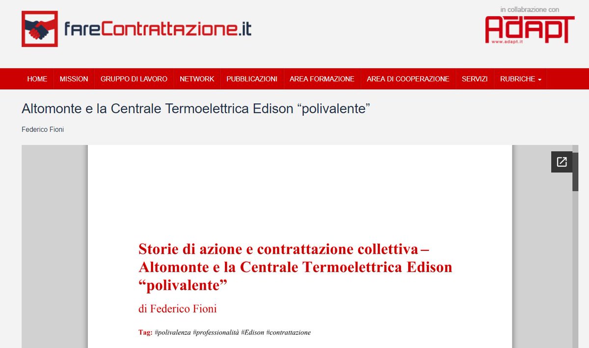 adapt_rel_ind's tweet photo. Storie di azione e #contrattazione: @FedericoFioni descrive l’accordo @EdisonNews di #Altomonte. Da un'iniziale contrapposizione a un investimento condiviso in #formazione e #competenze
https://t.co/HzBFccUWOZ https://t.co/3Lj8O08e9g