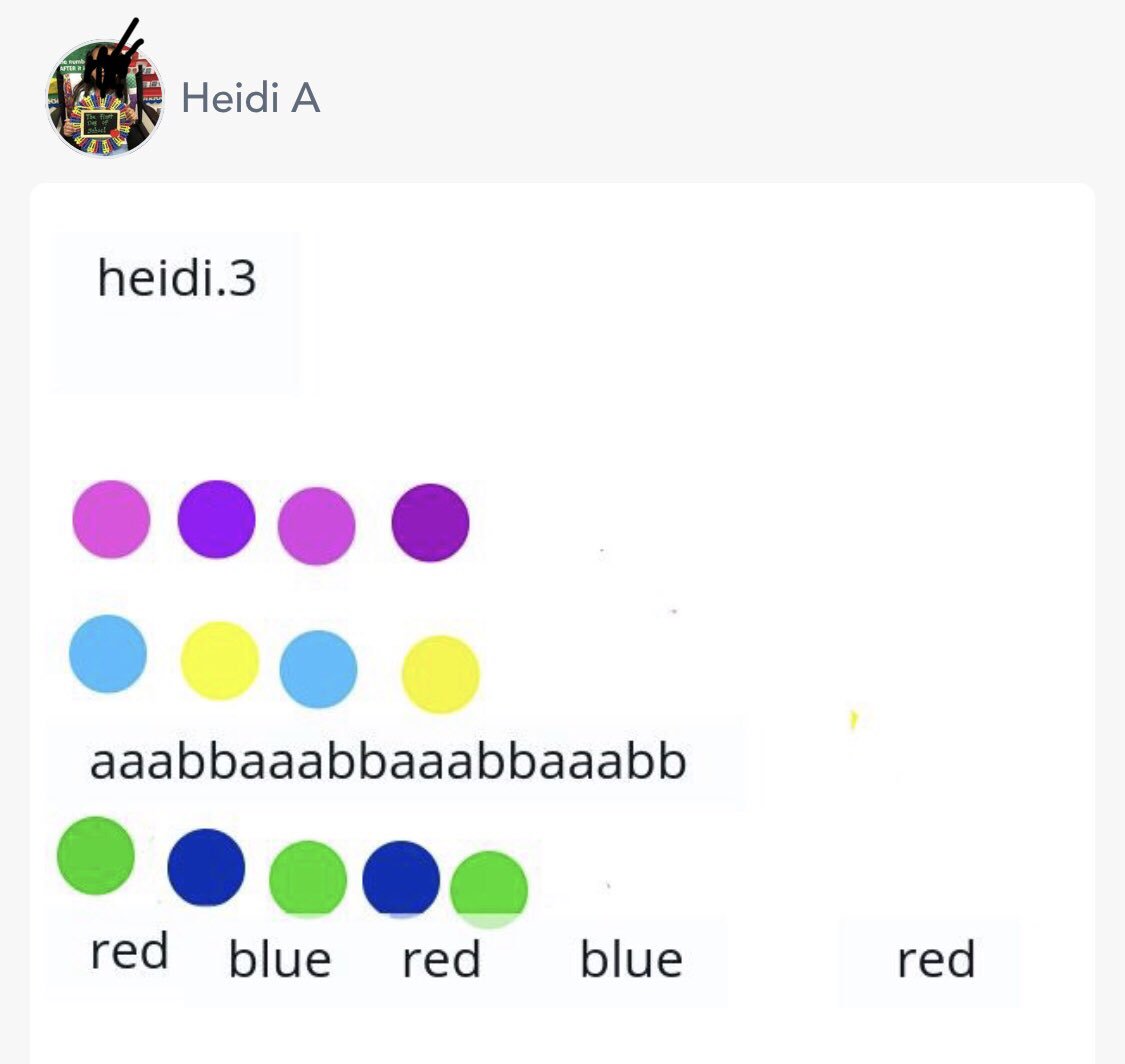 pjbatch1's tweet image. First graders learning to create patterns on the computer. #VisaliaEdTech #hourofcode2018 #nevertooyoungtoachieve