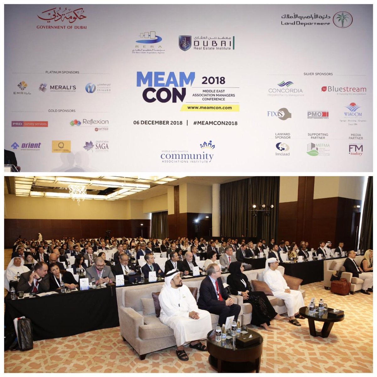 Land_Department's tweet photo. #Dubai_land_department organizes MEAMCON with its regulatory arm “RERA” and its educational arm “Dubai Real Estate Institute”.

#MEAMCON2018 https://t.co/6eaeJ1Vz0S