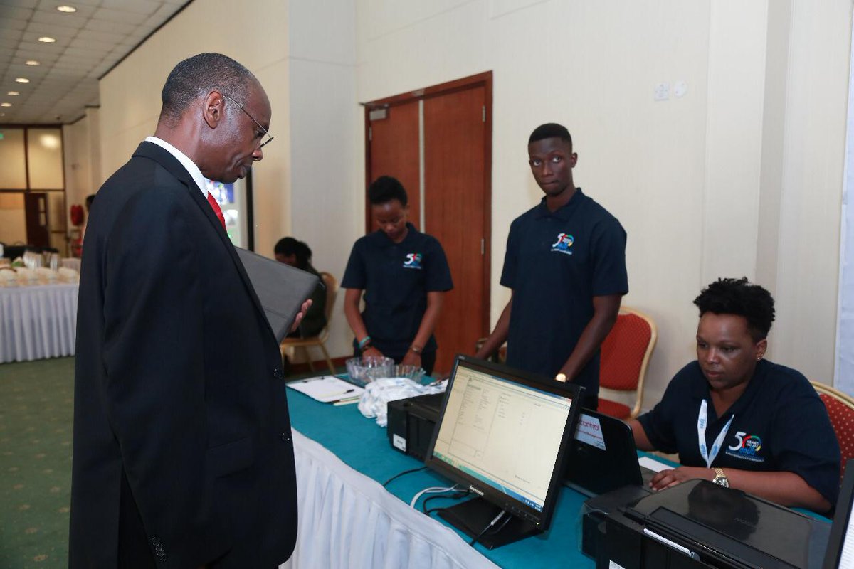DijitoOne's tweet photo. Day 2:
Delegate CheckIn and on-demand badge printing at the @EADBank Think Tank and Conference at Serena Hotel, Kampala. #Generation2068 #EventCheckin https://t.co/s7xgbu0omF