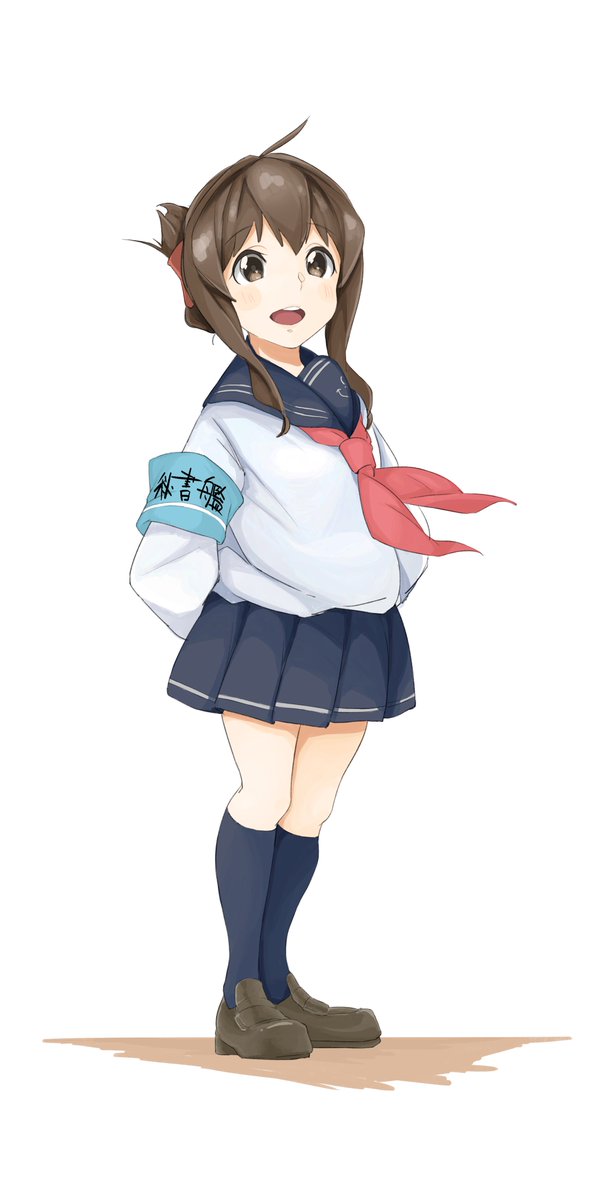 Uzivatel Ai Na Twitteru 艦これ 電 艦これイラスト 新人の子に鼻高々になる電ちゃん